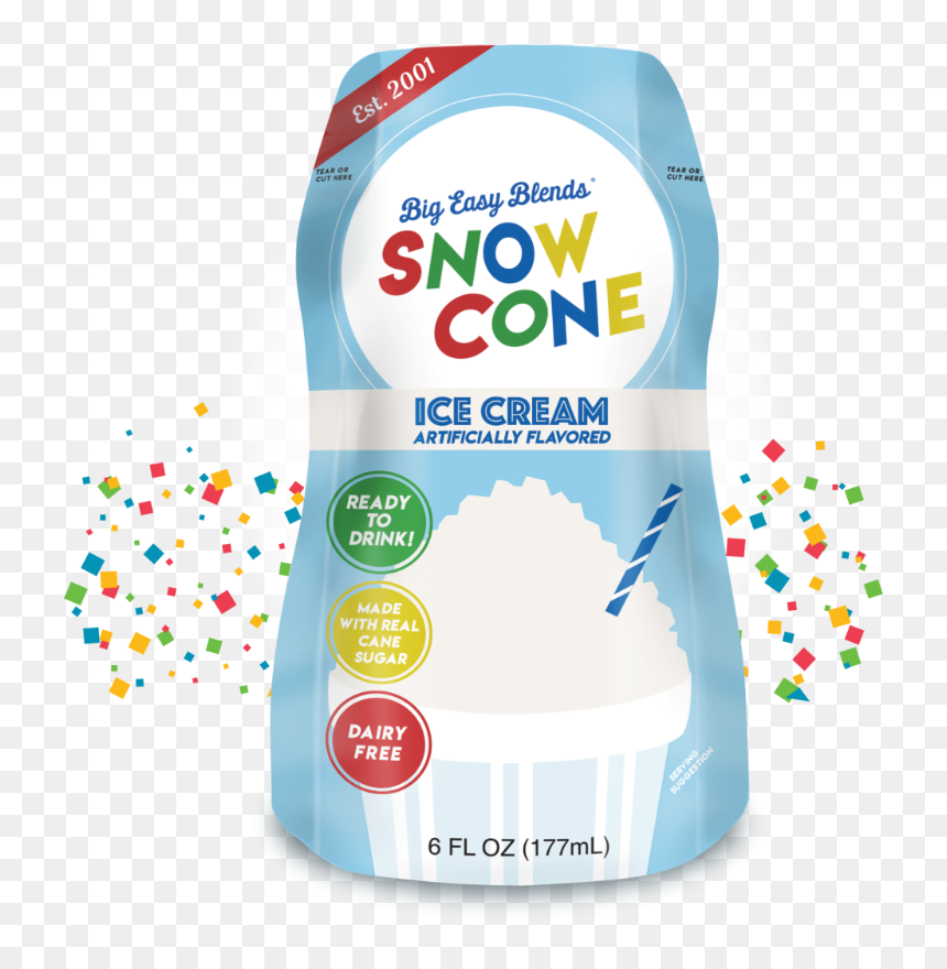 Transparent Snow Cone Png - Tiger's Blood Snow Cone, Png Download - snow cone png