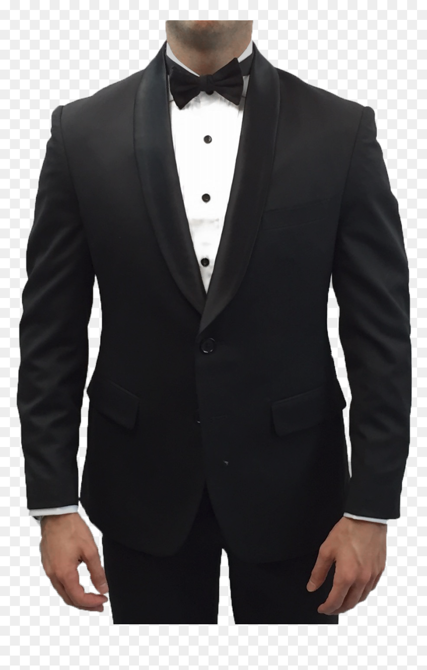 Italian Super Black Custom Made Tuxedo Mr Custom Made - Black Tuxedo, HD Png Download - tuxedo png