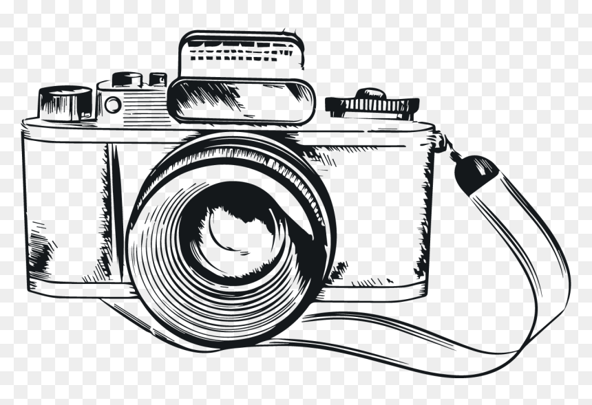 رسمة كاميرا, HD Png Download - vintage camera png