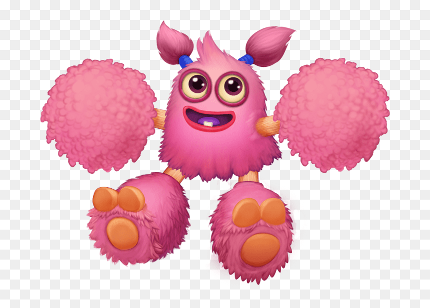 Pom Pom Baby Clip Arts - My Singing Monsters Baby Pompom, HD Png Download - pom pom png