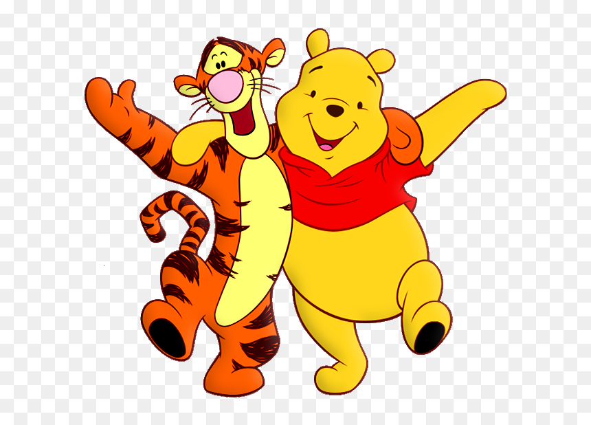 And Piglet Winnie Tigger Cartoon Tiger Eeyore Clipart - Cartoon Characters Png, Transparent Png - eeyore png