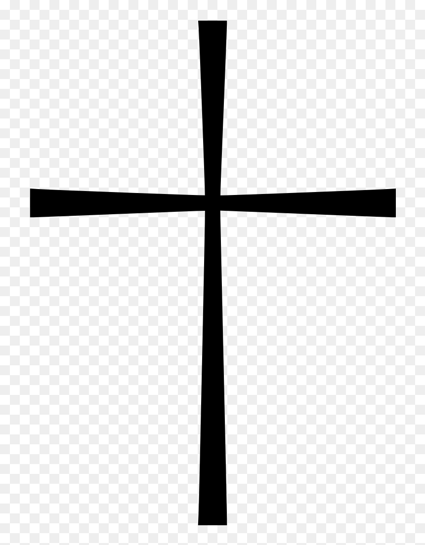Byzantine Cross Icon - Byzantine Cross Symbol, HD Png Download - upside down cross png