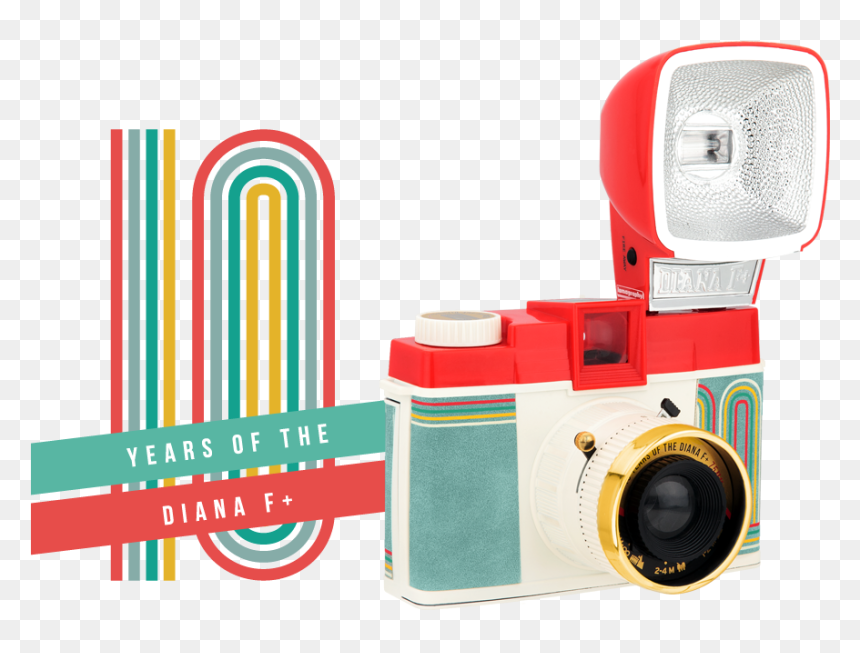 Diana F+ Lomography, HD Png Download - vintage camera png