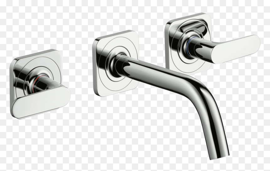 3 Hole Basin Mixer For Concealed Installation Wall - Axor Citterio M Wandmontage, HD Png Download - hole in wall png