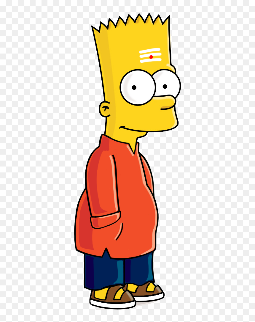 Indian Bart Simpson, HD Png Download - bart simpson png