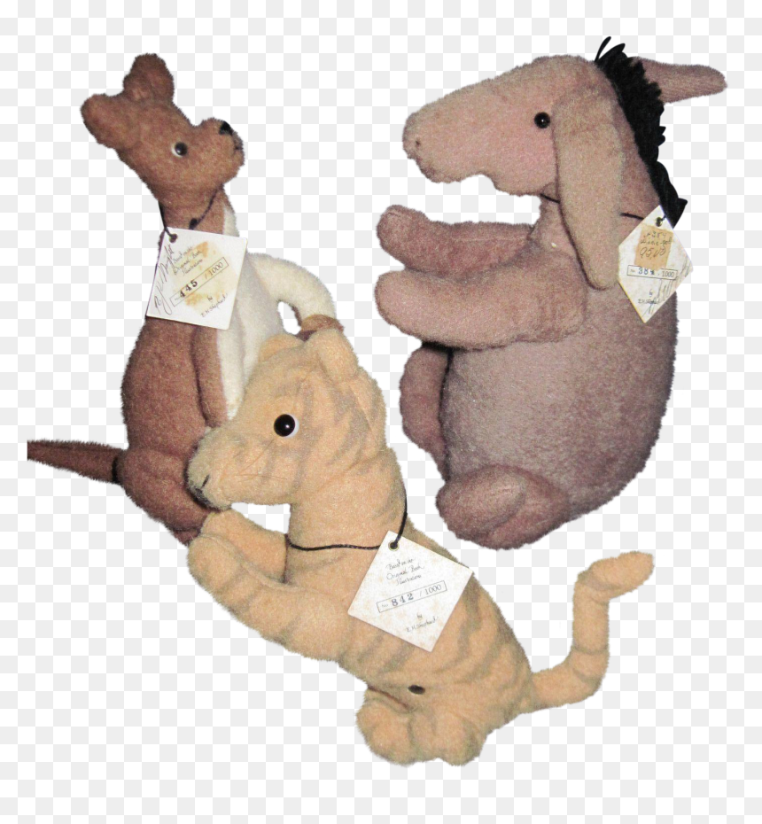 John R Wright Pooh Tigger Kanga & Roo Eeyore - Cartoon, HD Png Download - eeyore png