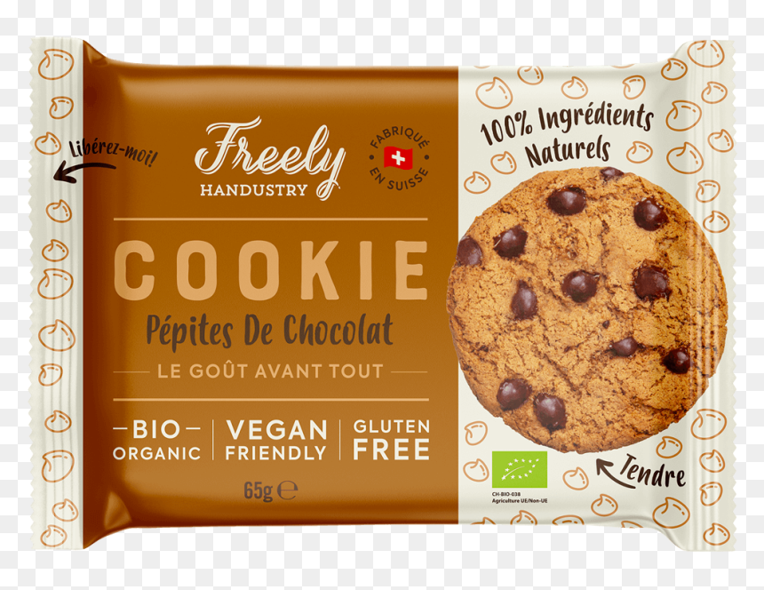 Cookie Freely Handustry, HD Png Download - chocolate chip cookie png