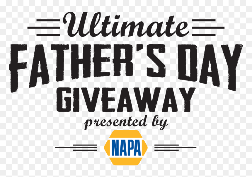 Father's Day Giveaway Png, Transparent Png - fathers day png