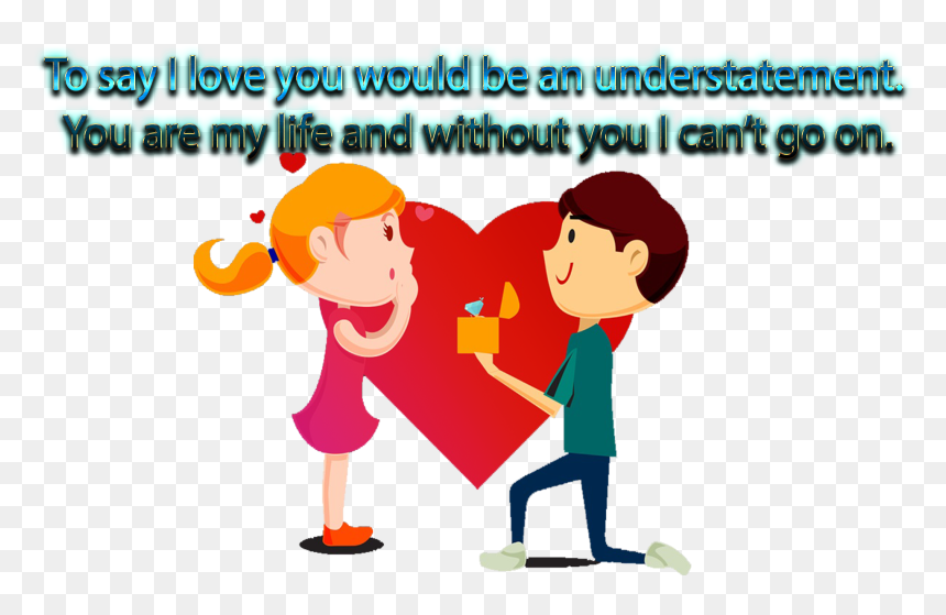 Cartoon, HD Png Download - i love you png