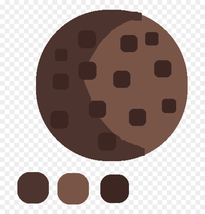 3 Color Chocolate Chip Cookie, HD Png Download - chocolate chip cookie png