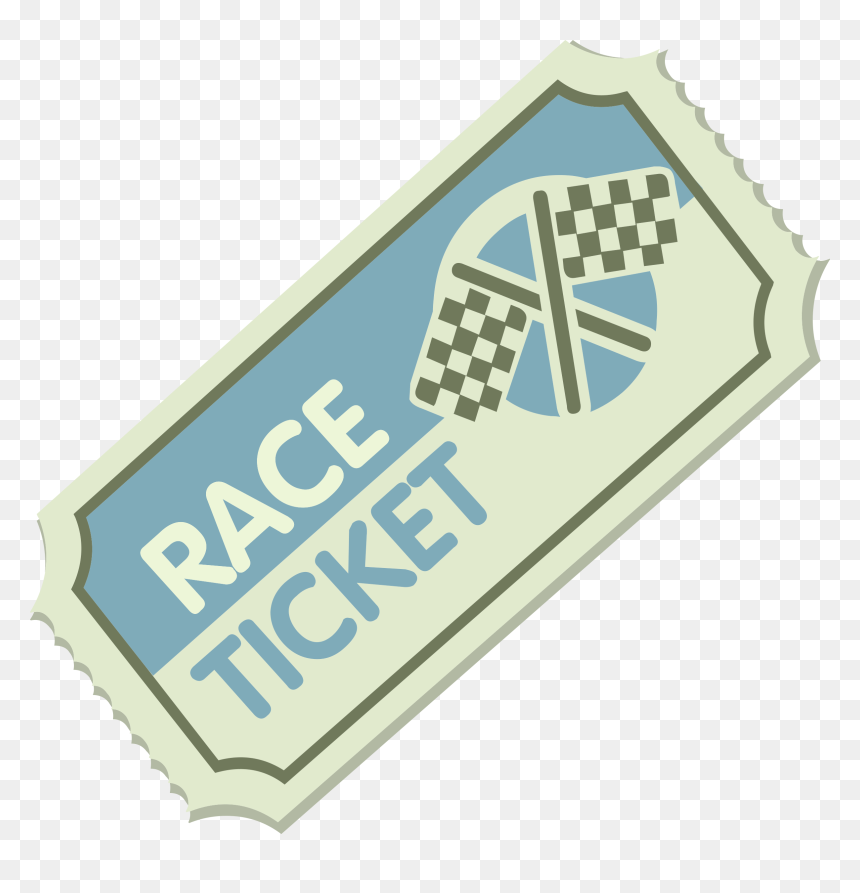 Misc Race Ticket Clip Arts - Racing Ticket, HD Png Download - ticket icon png