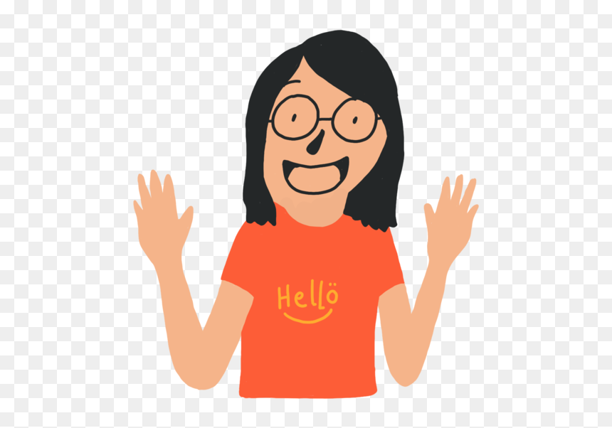 People Person - Cartoon, HD Png Download - happy person png
