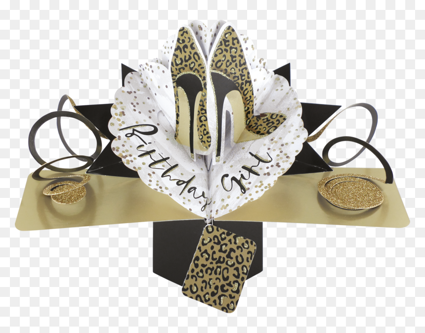 Second Nature Pop Ups - 50th Pop Up Birthday Cards, HD Png Download - leopard print png