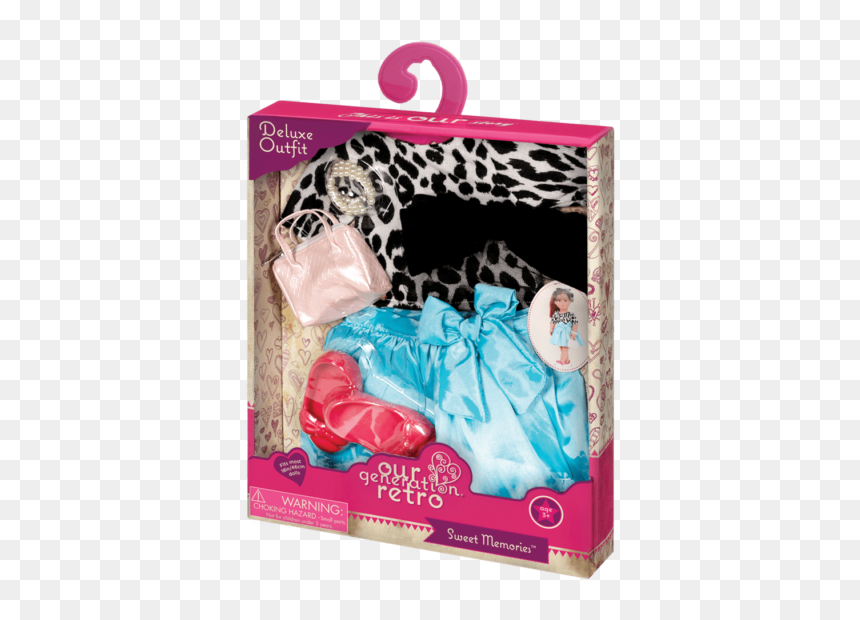 Sweet Memories Retro Leopard Print Outfit Package02 - Box, HD Png Download - leopard print png
