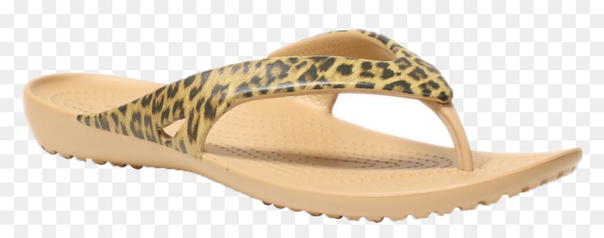 Crocs Kadee Ii Leopard Print 202559 Gold - Ballet Flat, HD Png Download - leopard print png