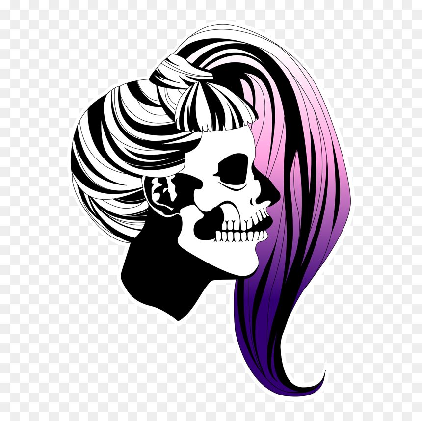 Gaga Skelly By 7ewger - Lady Gaga Skull Tattoo, HD Png Download - lady gaga png