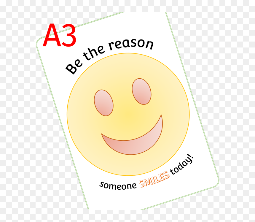 Happysmilepostercovera3 - Smiley, HD Png Download - happy person png