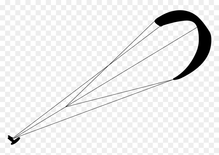 Kitesurf Vector, HD Png Download - kite png