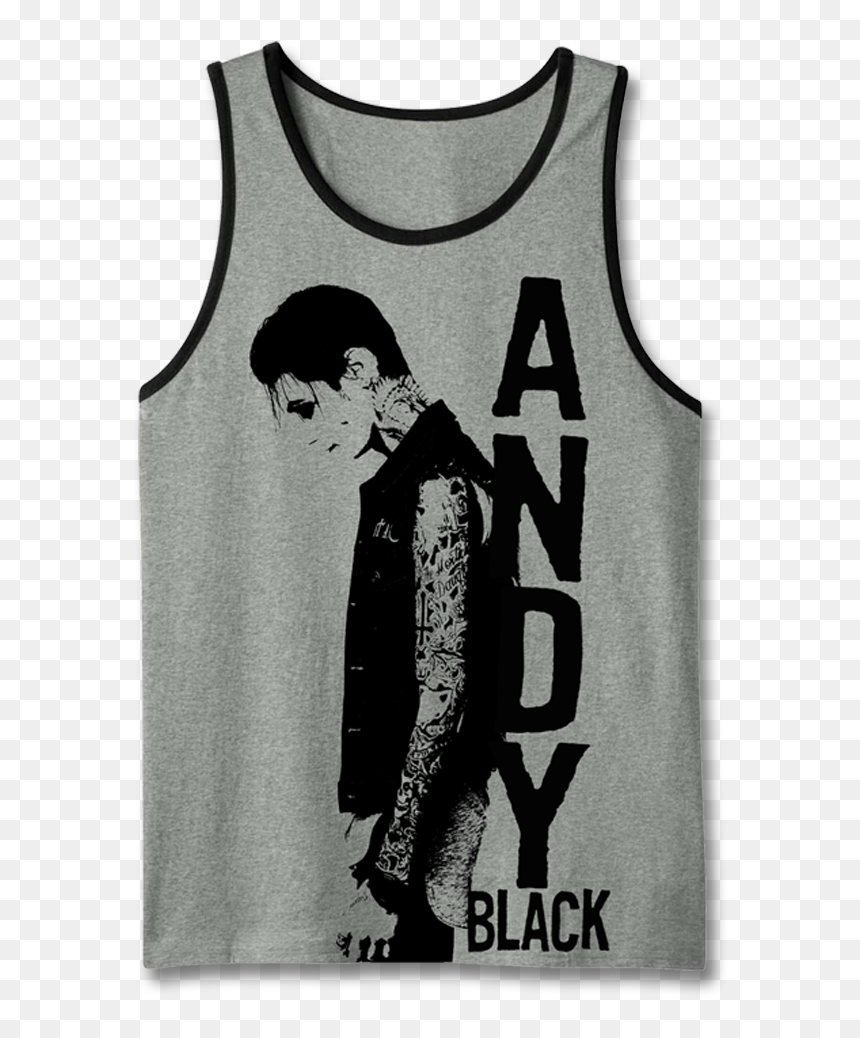 Sleeveless Shirt, HD Png Download - andy biersack png