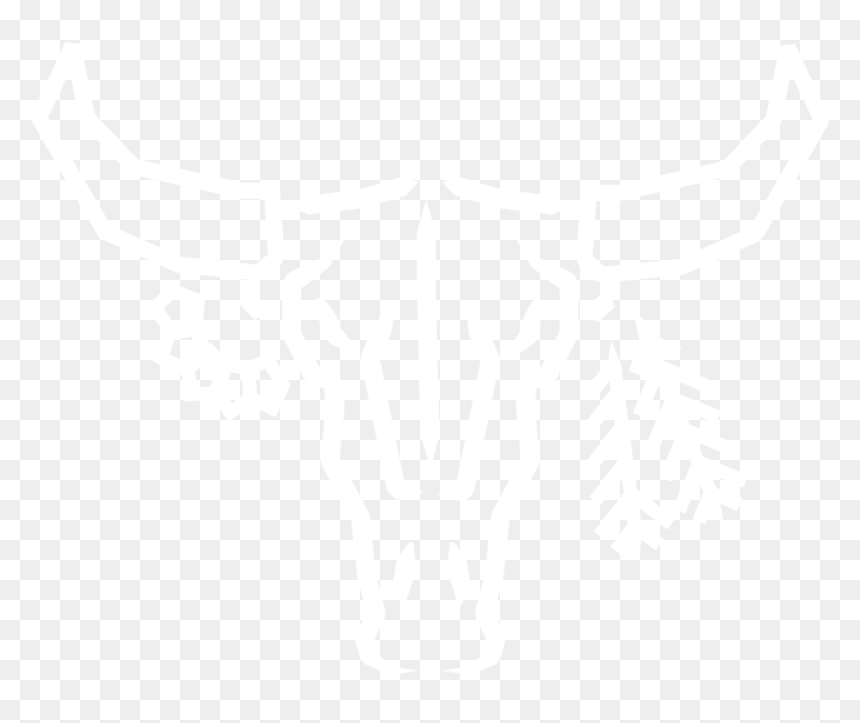 Hippie Cows Mark-11 - Johns Hopkins Logo White, HD Png Download - hippie png