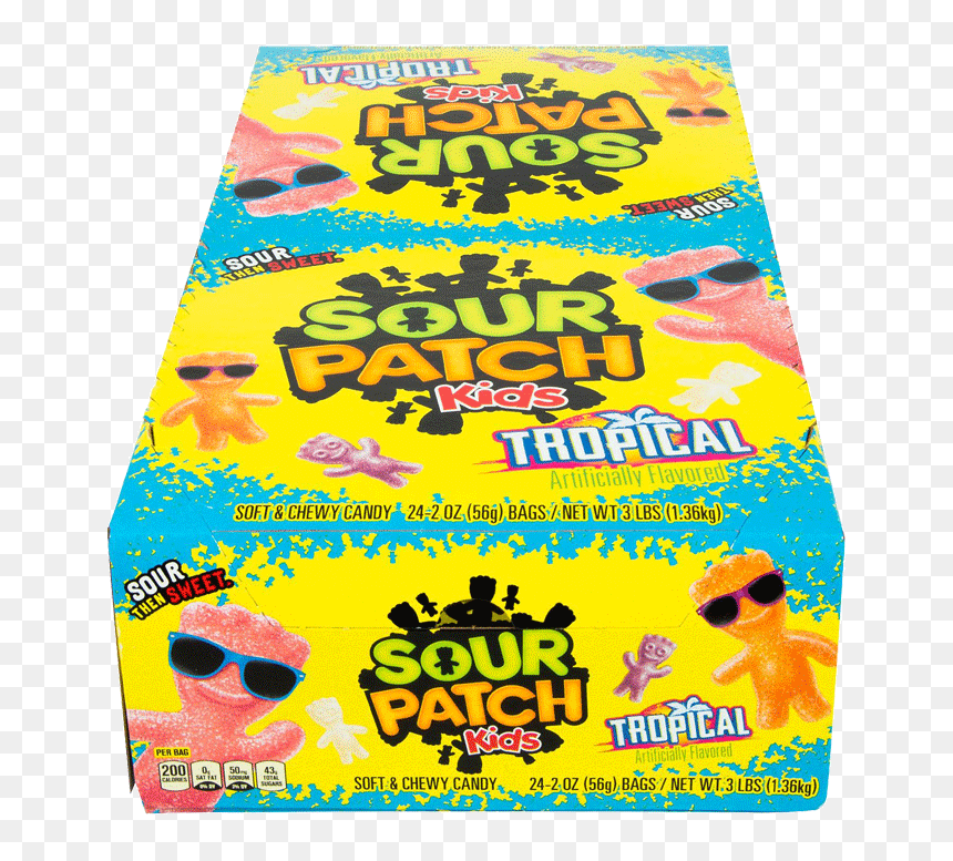 Sour Patch Kids Tropical, HD Png Download - sour patch kids png