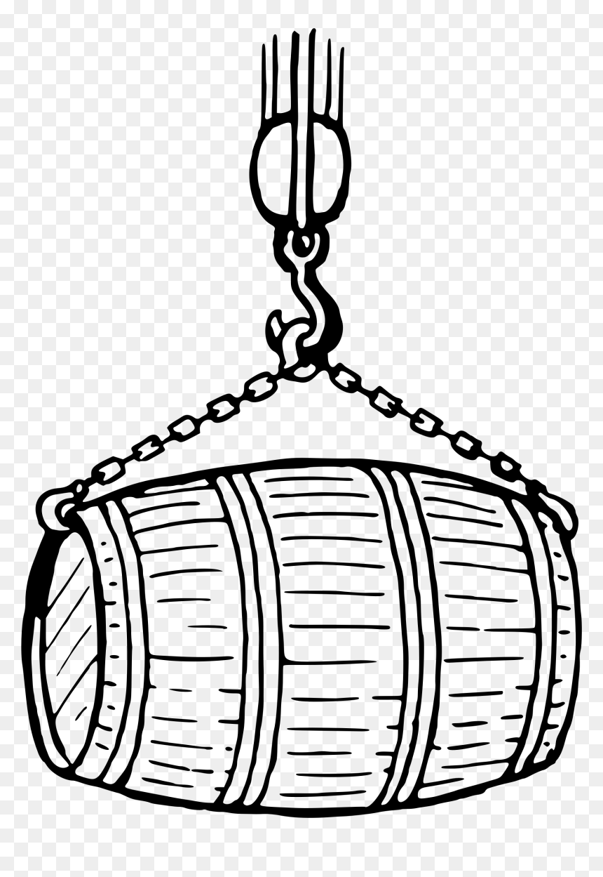 Barrel Clipart Black And White - Leaking Barrel Png Beer, Transparent Png - kite png