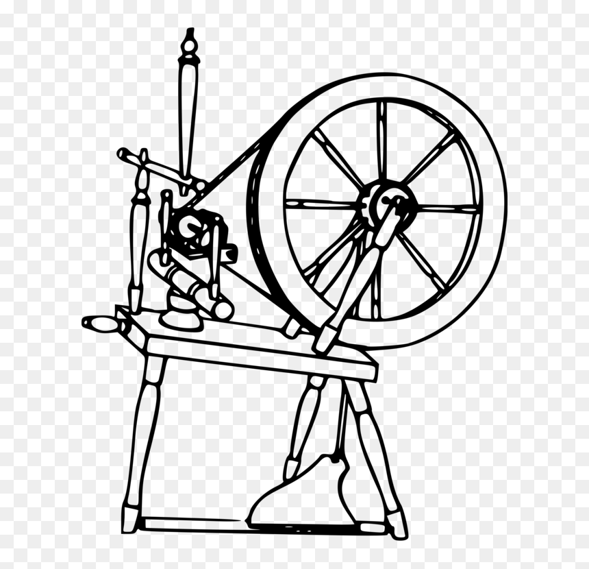 Weaving Drawing Spinning Transparent Png Clipart Free - Spinning Wheel Clip Art, Png Download - randy orton rko png