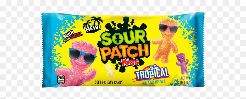 Sour Patch Kids Tropical - Sour Patch Kids Uk, HD Png Download - sour patch kids png