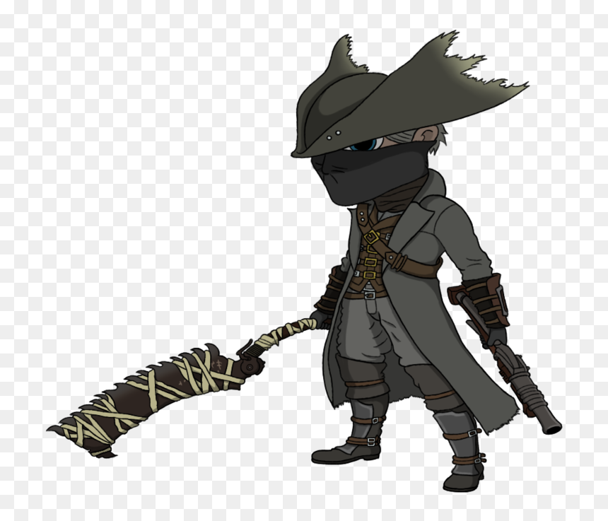 Png Hunters Video - Bloodborne Chibi, Transparent Png - the last of us png