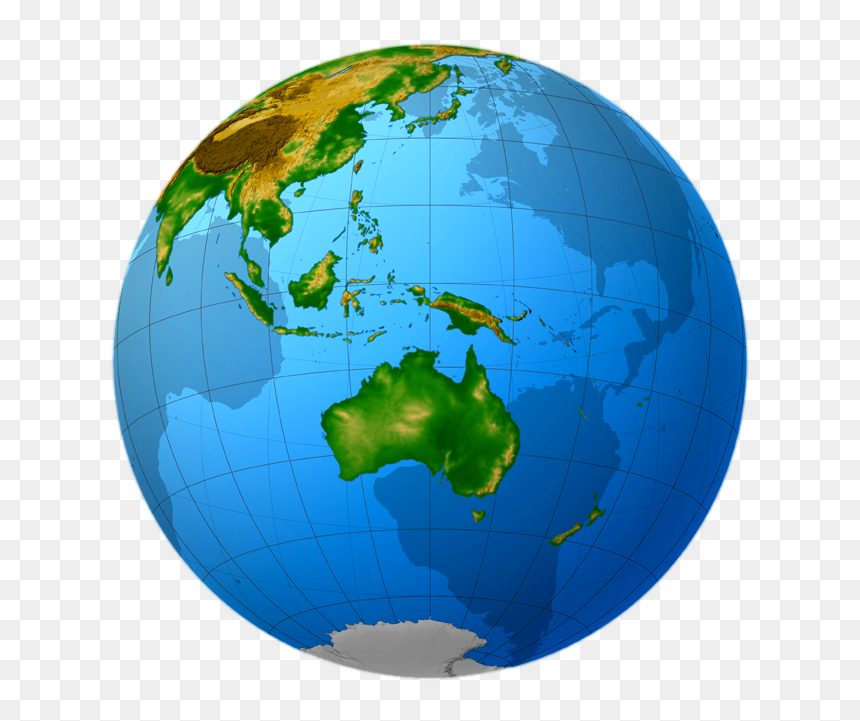 Globe Aceania Png Image - First Asian International System College, Transparent Png - globe clipart png