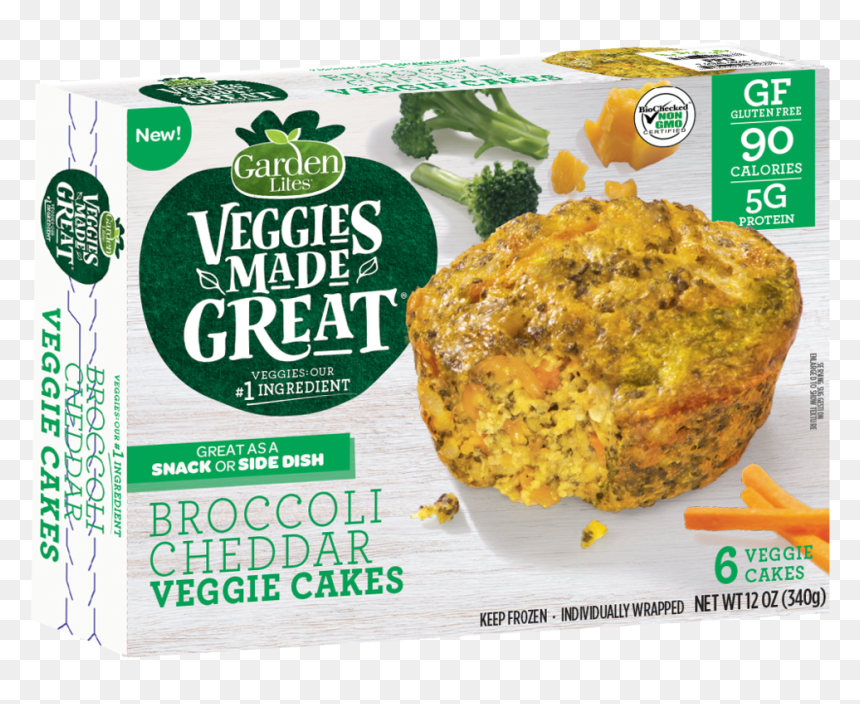 3d Vc Broccolicheddar 6ct 032819 - Veggie Made Great Frittata, HD Png Download - muffin png