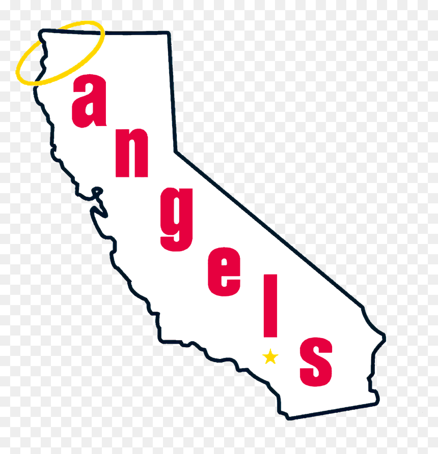 California Angels State Logo, HD Png Download - angels logo png
