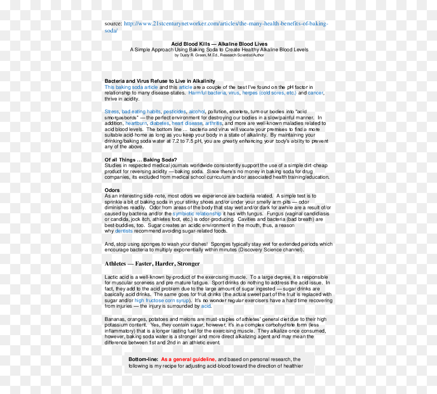 Document, HD Png Download - baking soda png