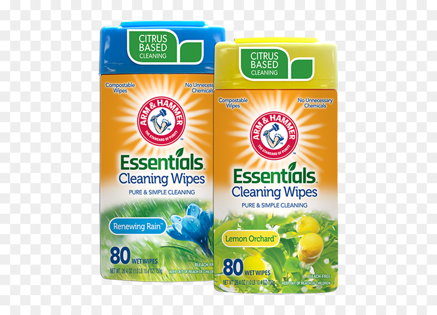 Arm & Hammer - Arm And Hammer Cleaning Wipes, HD Png Download - baking soda png