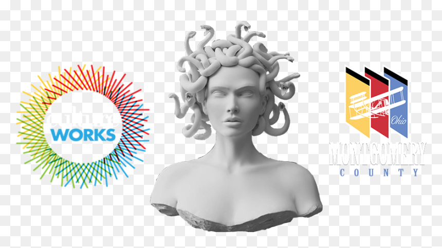 Medusa And Logos 5 - Medusa Statue Png, Transparent Png - medusa png