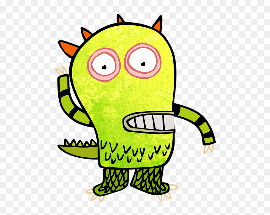 Kids Cartoon Monster, HD Png Download - cute monster png