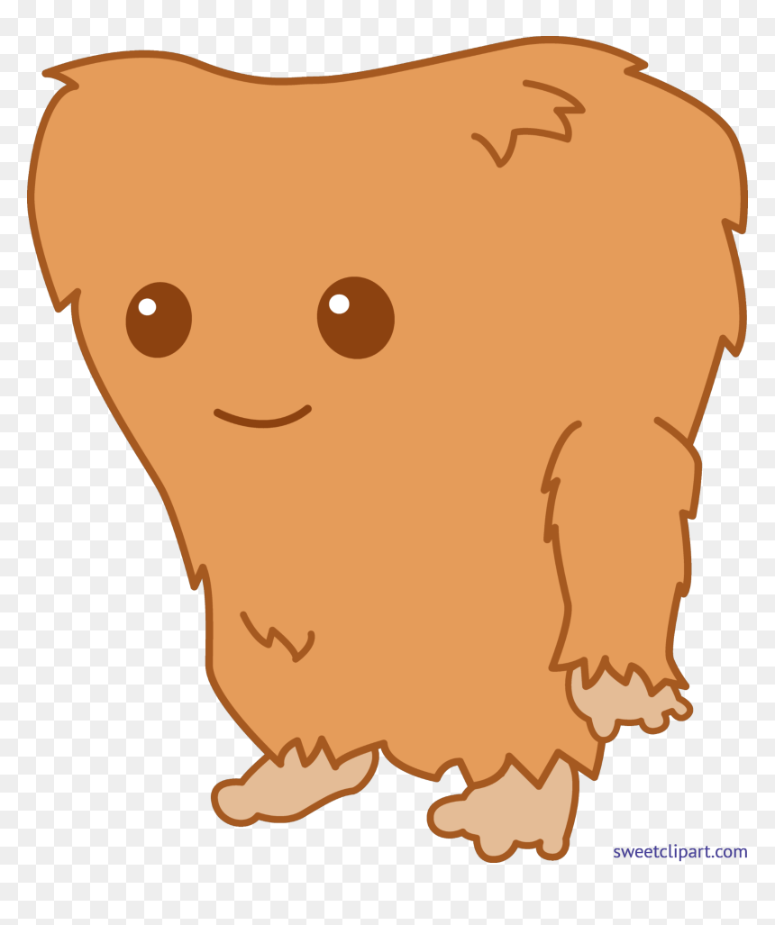Bigfoot Cute, HD Png Download - cute monster png
