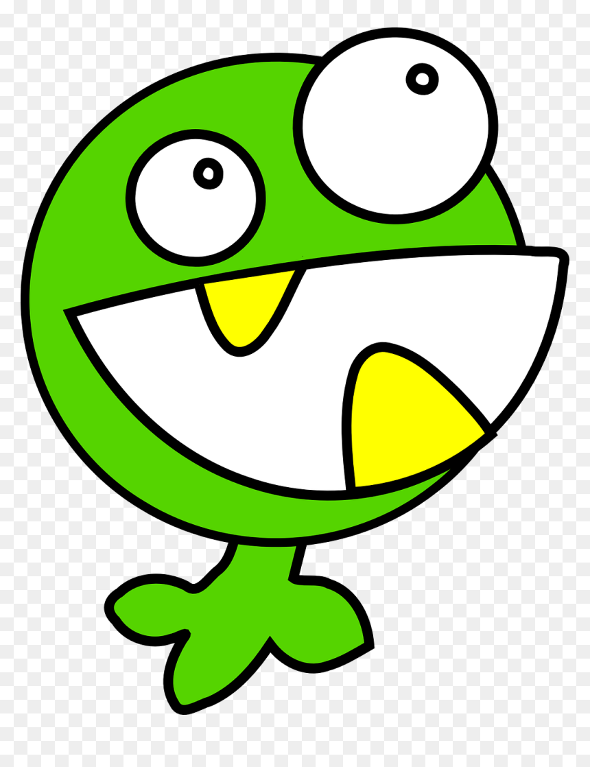 Big Eye Little Eye Cartoon, HD Png Download - cute monster png