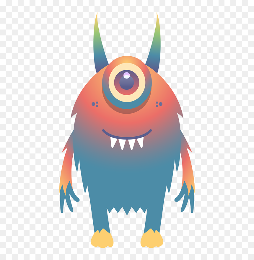 Illustration, HD Png Download - cute monster png