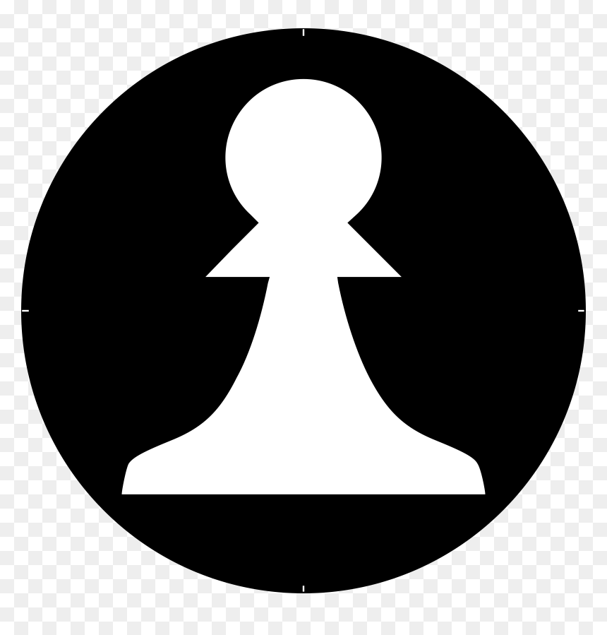 Chess Piece Icon White, HD Png Download - pen circle png