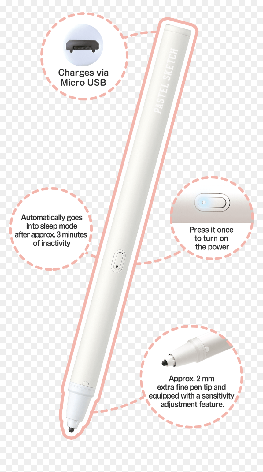 Medibang Pastel Sketch, HD Png Download - pen circle png