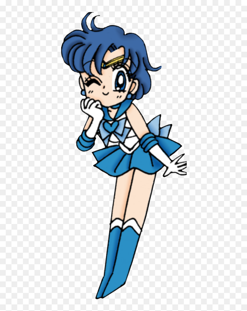Cartoon, HD Png Download - sailor mercury png