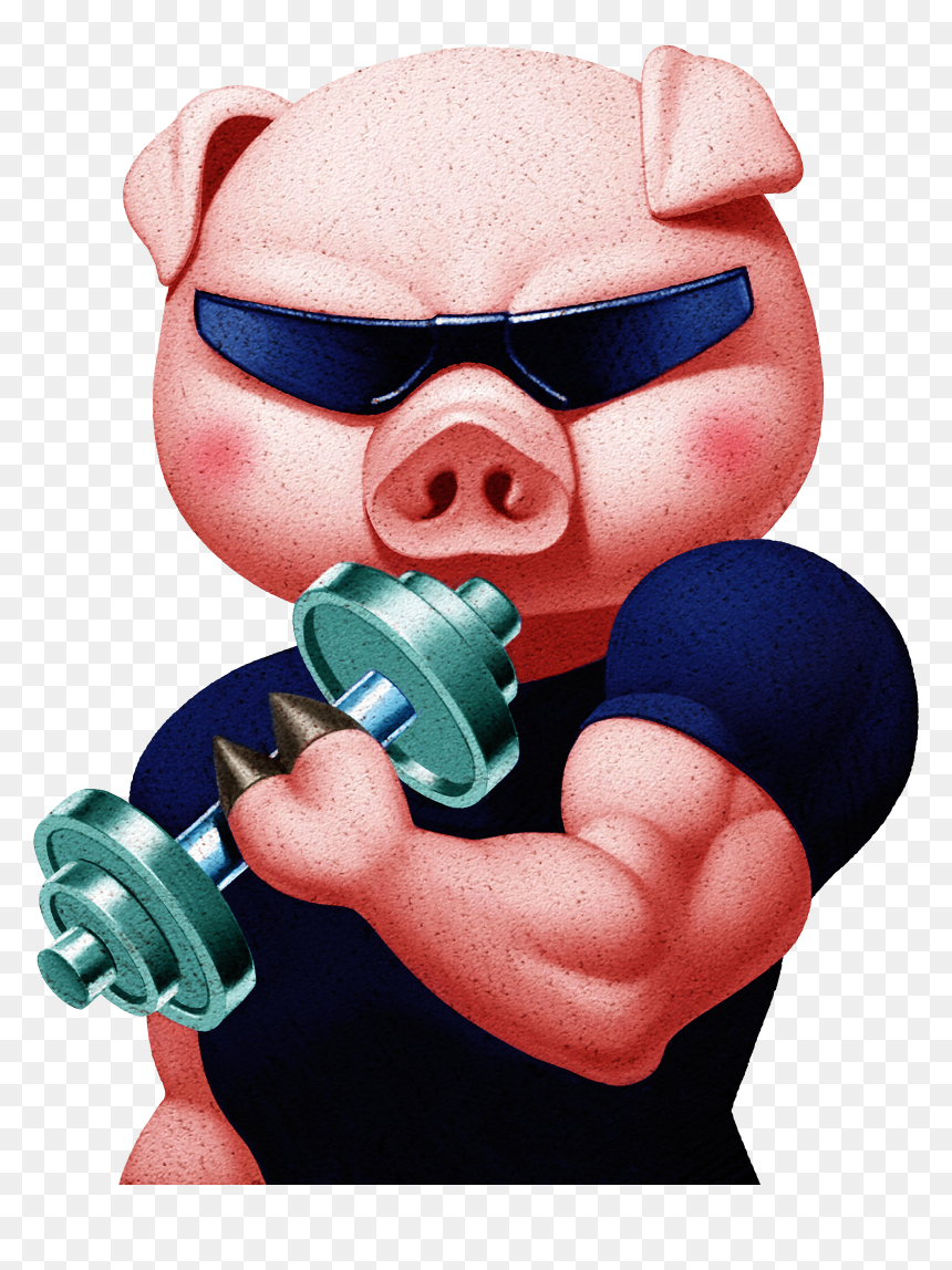 Fitness Pig, HD Png Download - pig nose png