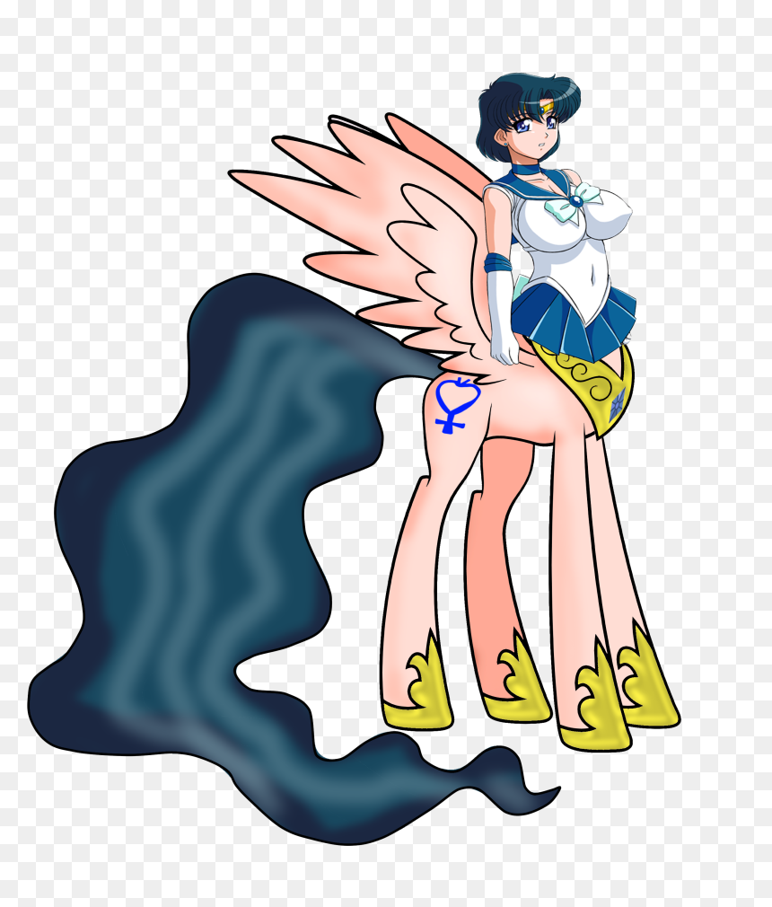 Cartoon, HD Png Download - sailor mercury png