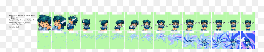Cartoon, HD Png Download - sailor mercury png