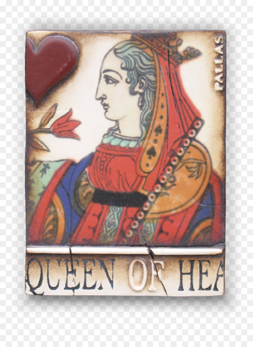King And Queen Of Hearts, HD Png Download - queen of hearts card png