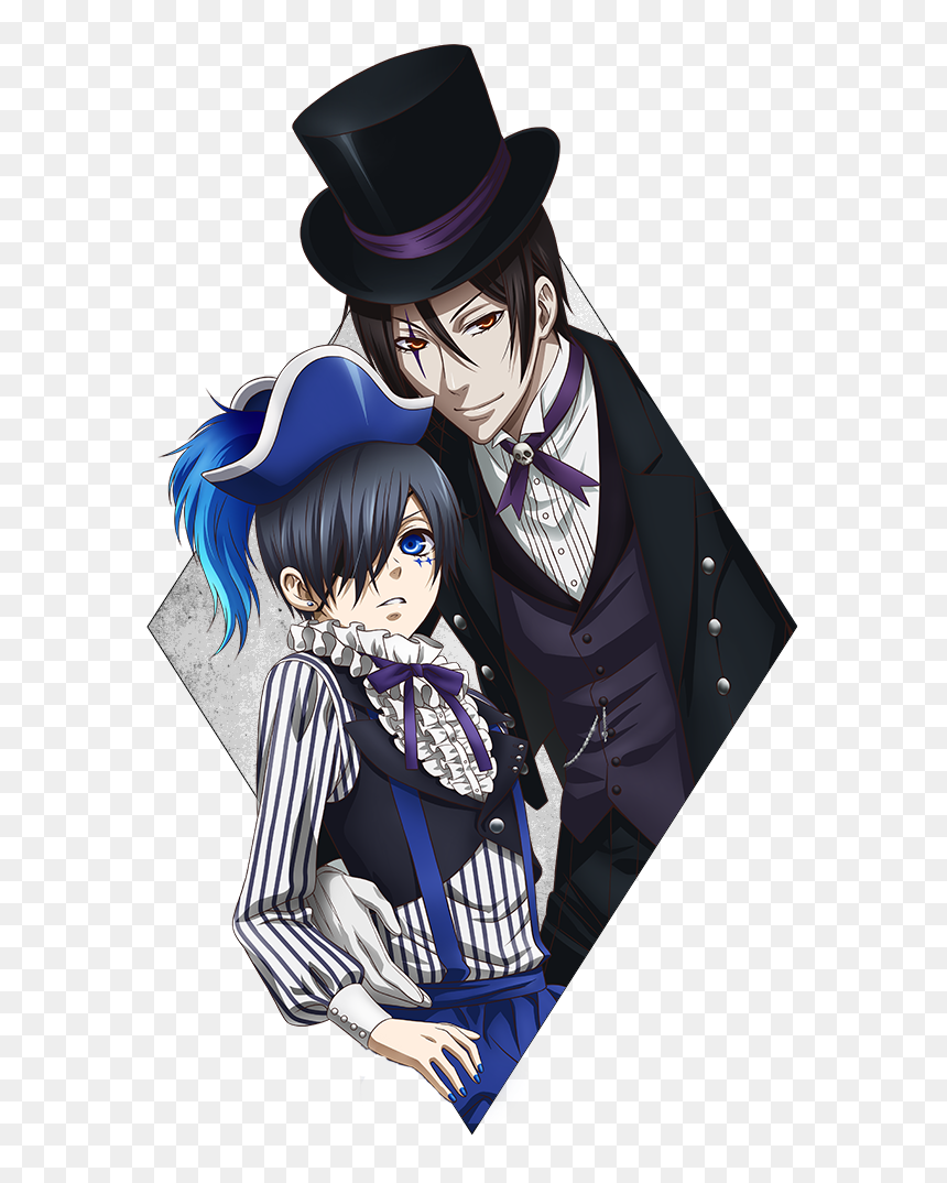Black Butler Book Of Circus Black, HD Png Download - black butler png