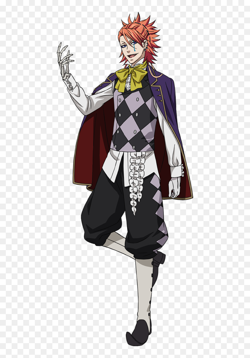 Joker Black Butler Book Of Circus, HD Png Download - black butler png