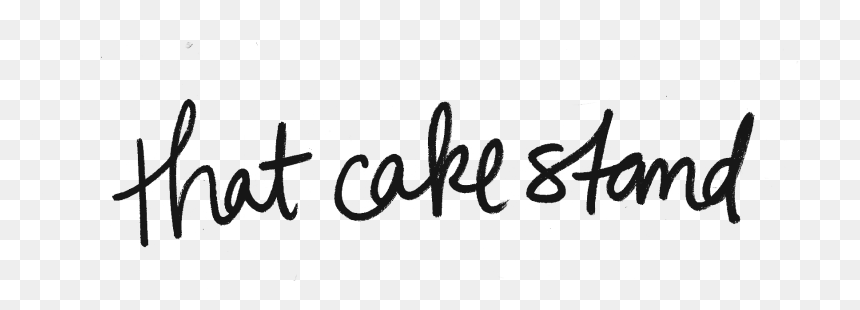 Calligraphy, HD Png Download - cake stand png