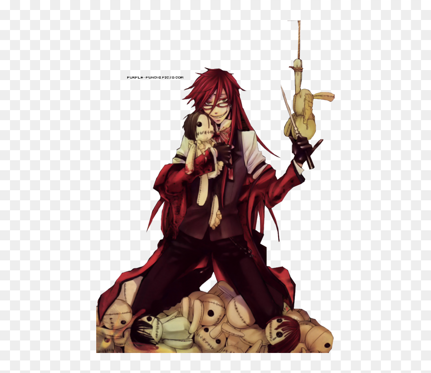 Imagines Tumblr Grell Black Butler Imagines, HD Png Download - black butler png